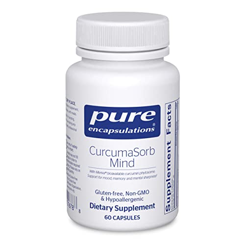 Pure Encapsulations CurcumaSorb Mind | Supplement to Support Memory, Sharpness, and Cognitive Function* | 60 Capsules