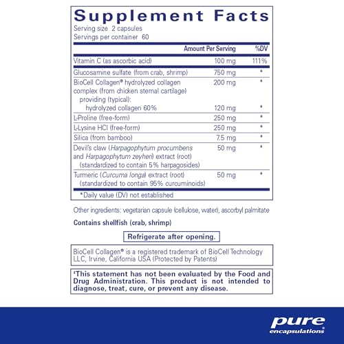 Pure Encapsulations - Ligament Restore - Dietary Supplement Helps Maintain Healthy Tendons, Ligaments and Joints - 120 Capsules
