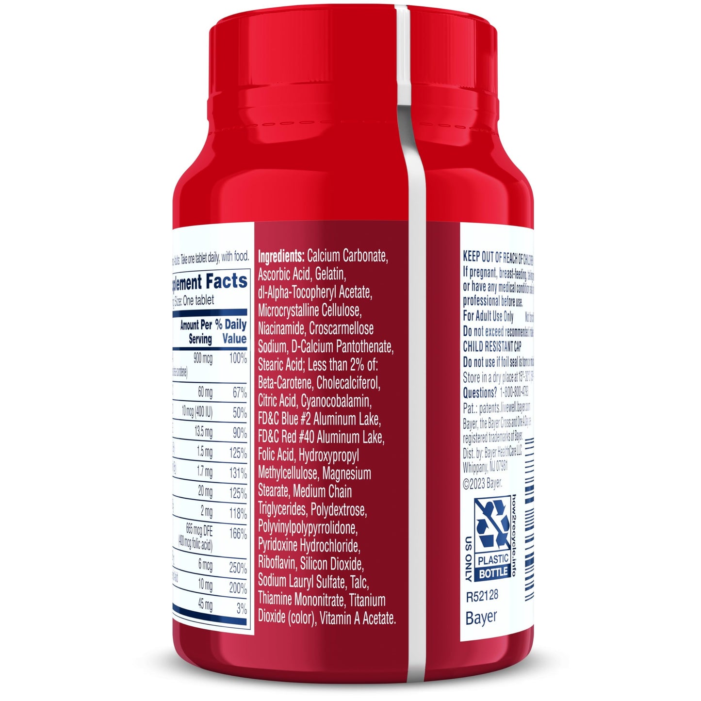 One-A-Day Daily Essentials, Multivitamin for Women & Men, Supports Healthy Brain and Muscle Function and Immune Health, Adult Multivitamin with Vitamin D, Vitamin B12, and Vitamin E, 150 Count