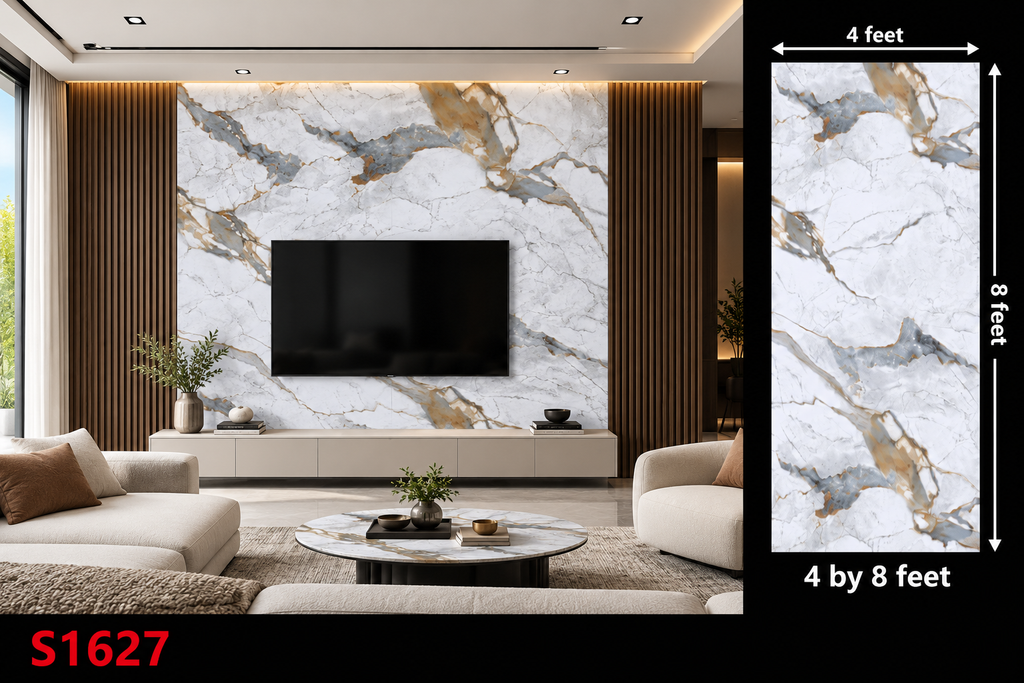 MARBLE PANEL PVC 4X8 FEET S1627