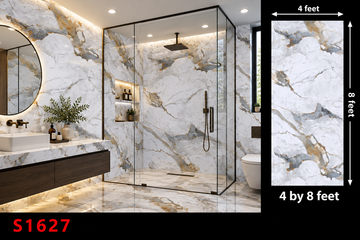 MARBLE PANEL PVC 4X8 FEET S1627