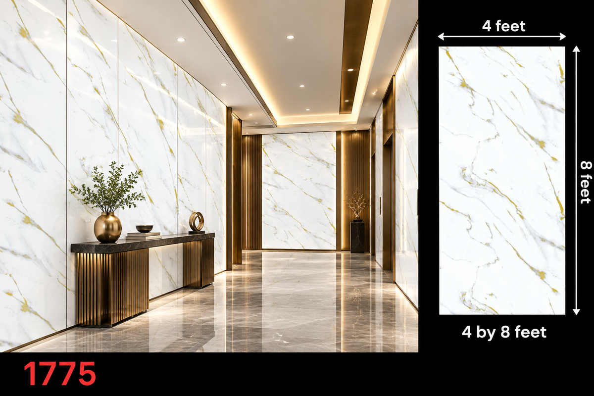 MARBLE PANEL PVC 4X8 FEET 1775