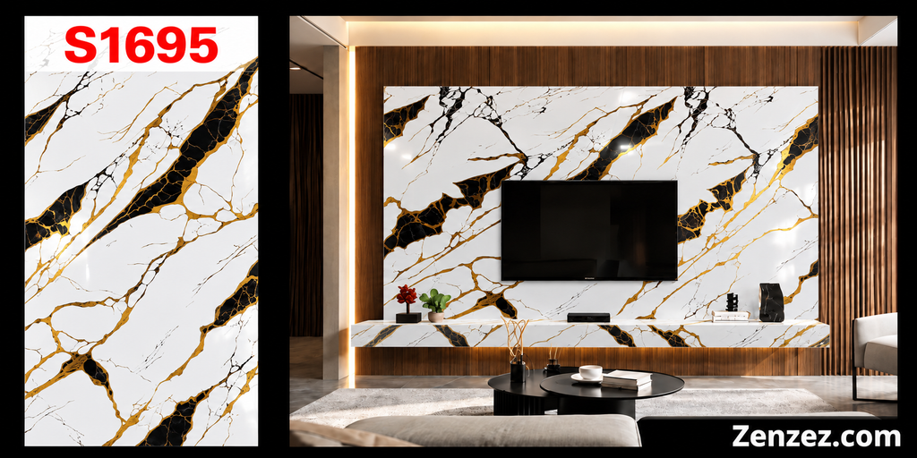 MARBLE PANEL PVC 4X8 FEET S1695