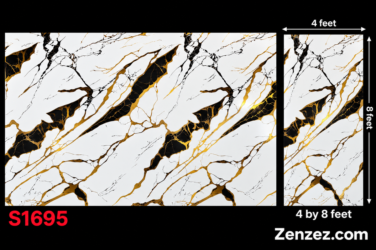 MARBLE PANEL PVC 4X8 FEET S1695
