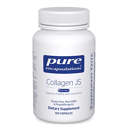 Pure Encapsulations Collagen JS - Skin & Joint Health* - 1,000 mg Hydrolyzed Biocell Collagen - Gluten Free & Non-GMO - 120 Capsules