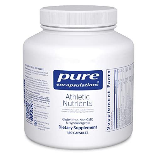 Pure Encapsulations Athletic Nutrients | Multivitamin/Mineral Complex for Exercise Performance and Training* | 180 Capsules