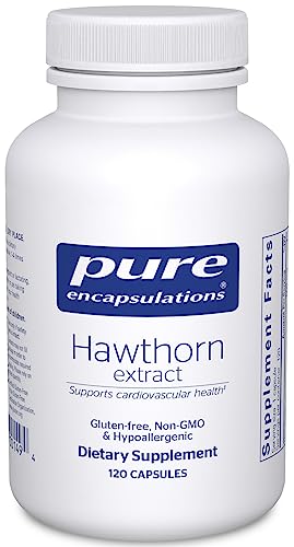 Pure Encapsulations Hawthorn Extract | Crataegus Oxyacantha Hypoallergenic Supplement for Cardiovascular System Support | 120 Capsules