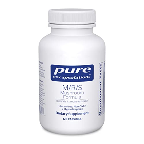 Pure Encapsulations M/R/S Mushroom Formula | Hypoallergenic Supplement Promotes Immune Health and Provides Broad-Spectrum Physiological Support | 120 Capsules