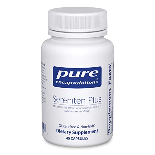 Pure Encapsulations Sereniten Plus | Support for Occasional Stress and Restful Sleep* | 45 Capsules