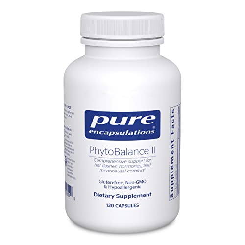 Pure Encapsulations PhytoBalance II | Supports Healthy Estrogen and Progesterone Activity & Reduces Hot Flashes | 120 Capsules