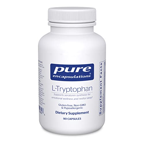 Pure Encapsulations L-Tryptophan | Amino Acid Supplement for Relaxation, Serotonin Support, PMS, and Sleep* | 90 Capsules