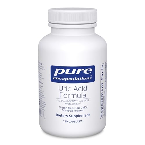 Pure Encapsulations - Uric Acid Formula - Hypoallergenic Supplement with Vitamins and Herbal Extracts to Support Healthy Uric Acid Metabolism - 120 Capsules