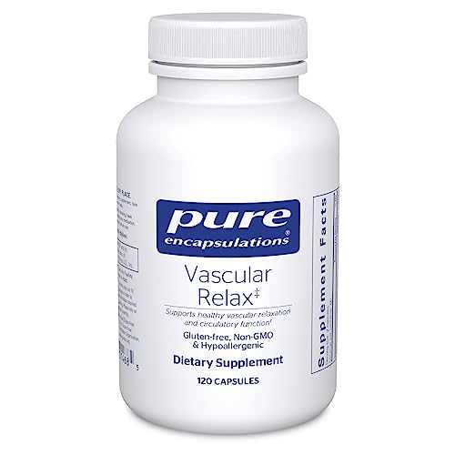 Pure Encapsulations Vascular Relax | Hypoallergenic Combination for Healthy Vascular Relaxation and Overall Circulatory Health | 120 Capsules