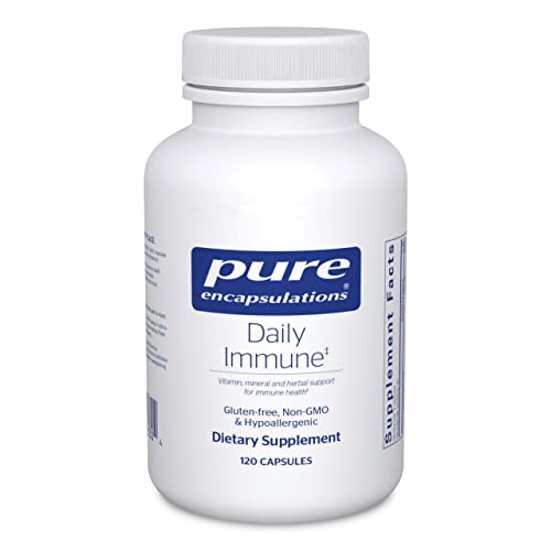 Pure Encapsulations Daily Immune | Comprehensive Immune Formula with Vitamin, Mineral, and Herbal Support | 120 Capsules*