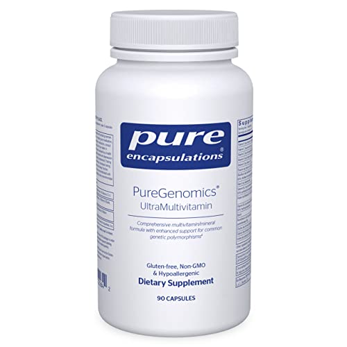 Pure Encapsulations PureGenomics UltraMultivitamin | Support for Common Genetic Polymorphisms | 90 Capsules