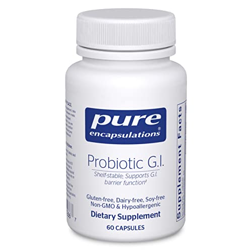 Pure Encapsulations Probiotic G.I. - Shelf Stable Probiotic for Intestinal Health & Gastrointestinal Support - with Lactobacillus & Bifidobacterium Probiotic - 60 Capsules