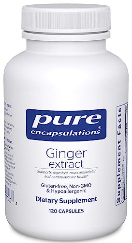 Pure Encapsulations Ginger Extract | Supplement to Support The Digestive, Musculoskeletal, and Cardiovascular Systems* | 120 Capsules