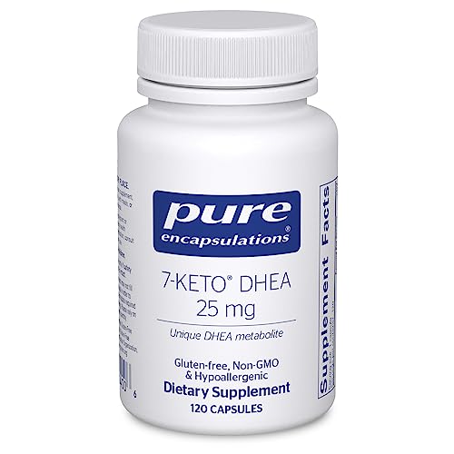 Pure Encapsulations 7-Keto DHEA 25 mg | Unique DHEA Metabolite Supplement to Support Thermogenesis* | 120 Capsules