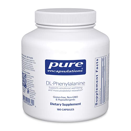 Pure Encapsulations DL-Phenylalanine | Amino Acid Supplement for Memory and Focus, Joints, Muscles, and Cognitive Support* | 180 Capsules