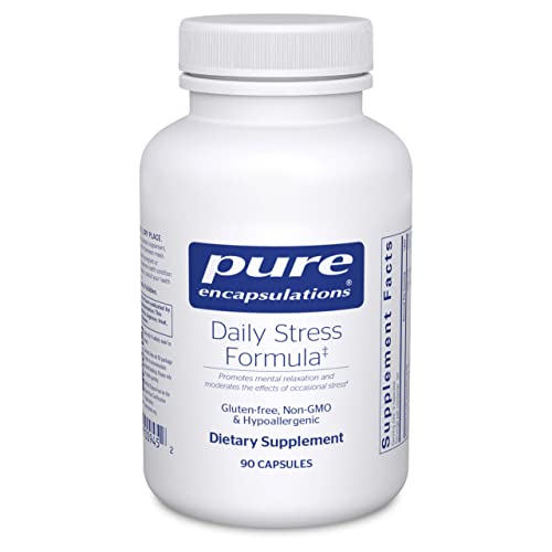 Pure Encapsulations Daily Stress Formula | Promotes Mental Relaxation and Moderates The Effects of Occasional Stress* | 90 Capsules