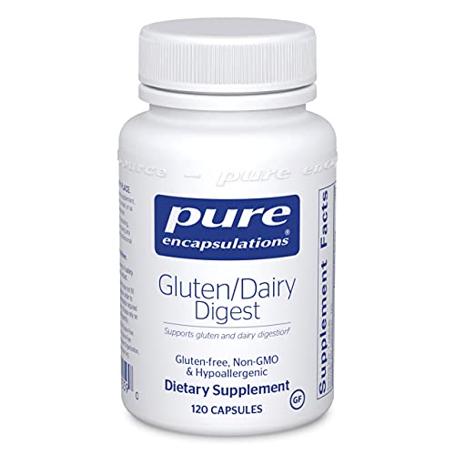 Pure Encapsulations - Gluten/Dairy Digest - Dietary Supplement Enzyme Blend for Healthy Gluten and Dairy Digestion - 120 Capsules