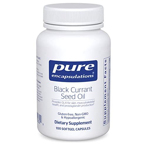 Pure Encapsulations Black Currant Seed Oil | Hypoallergenic Dietary Supplement | 100 Softgel Capsules