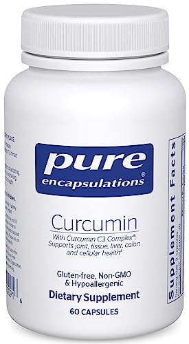 Pure Encapsulations Curcumin - 500 mg - Supports Joint Health & Liver Health - Curcuma Longa Capsule - Non-GMO & Vegan - 60 Capsules