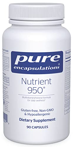 Pure Encapsulations Nutrient 950 | Multivitamin Mineral Supplement to Support Physiological Functions and a Healthy Lifestyle* | 90 Capsules