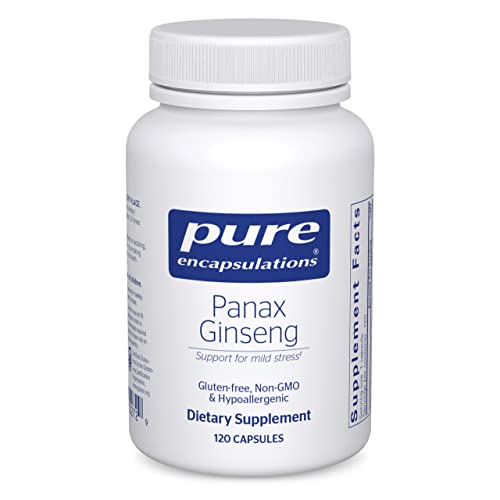 Pure Encapsulations Panax Ginseng | Hypoallergenic Supplement Helps The Body Adapt to Occasional Physical Stress* | 120 Capsules