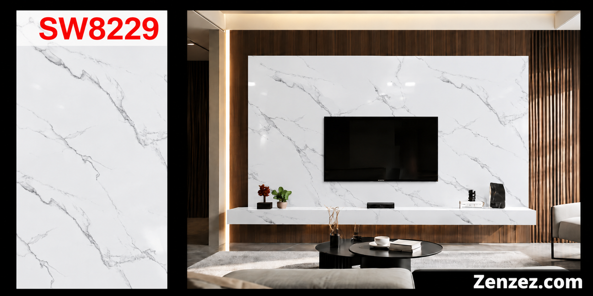 MARBLE PANEL PVC 4X8 FEET SW8229