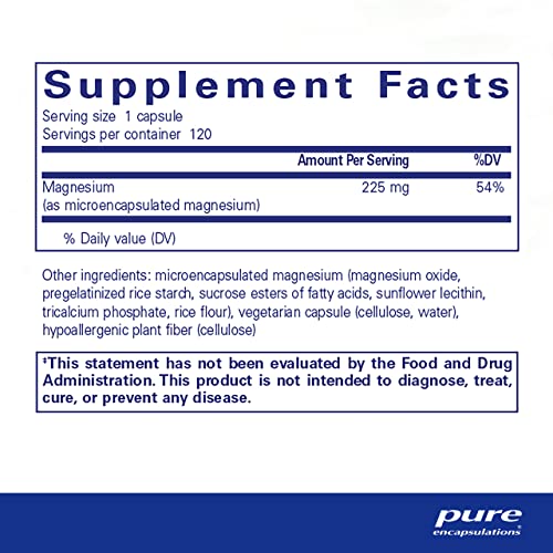 Pure Encapsulations UltraMag Magnesium - Superior Absorption - Bone & Muscle Support* - Essential Minerals Supplement - Vegan & Non-GMO - 120 Capsules