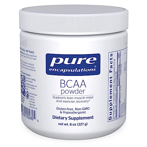 Pure Encapsulations BCAA Powder | Hypoallergenic Supplement to Support Muscle Function During Exercise | 8 Ounces