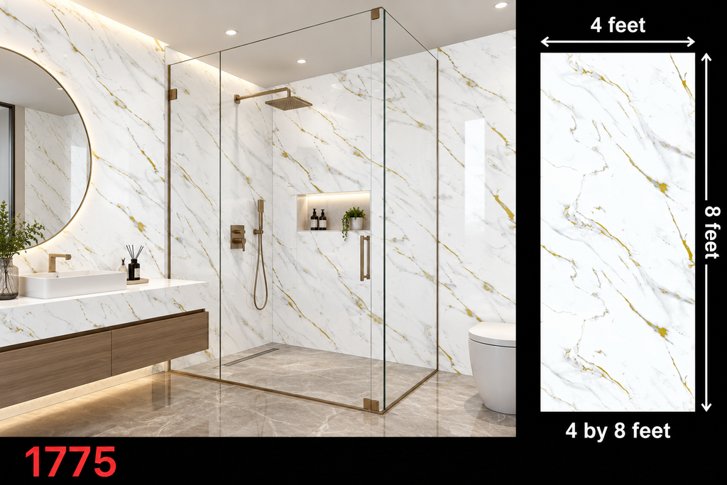 MARBLE PANEL PVC 4X8 FEET 1775