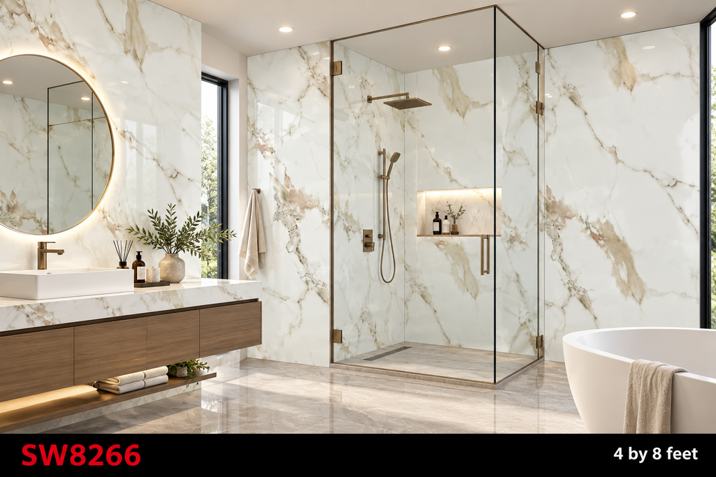 MARBLE PANEL PVC 4X8 FEET SW8266