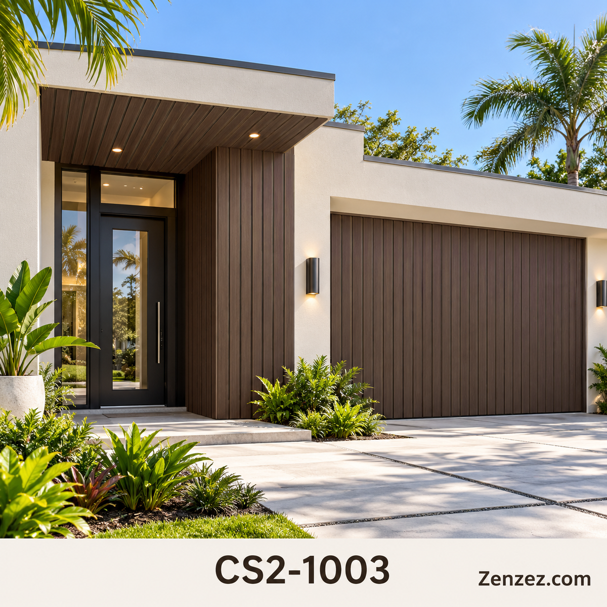 WALL PVC PANEL SLAT (SIDING) 6X114 INCHES = 6 INCHES X 9.5 FEET EXTERIOR USE MODEL CS2-1003