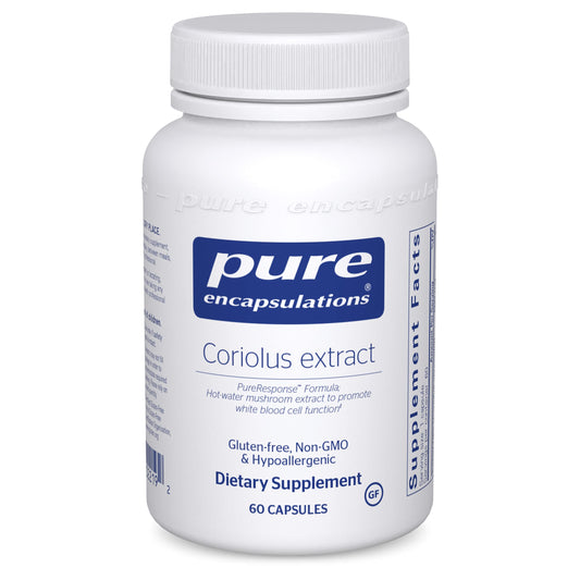 Pure Encapsulations Coriolus Extract | Promotes White Blood Cell Function* | 60 Capsules