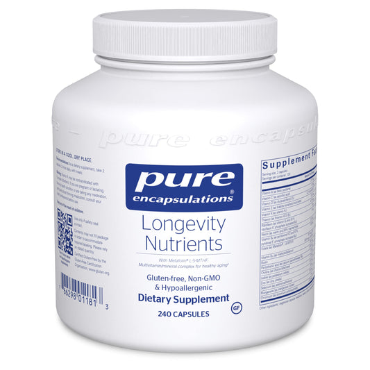 Pure Encapsulations - Longevity Nutrients - Multivitamin/Mineral Complex for Healthy Aging* - 240 Capsules