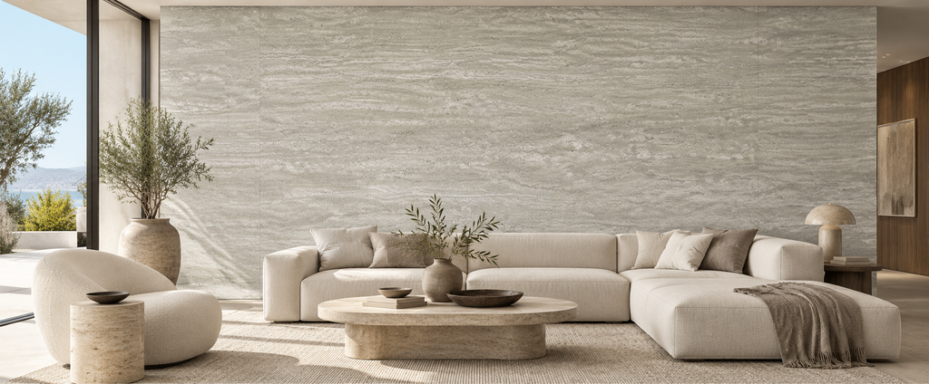 Z-MLDS032 Flexible Stone 11.44 inch x 118.11 inch  = 3.93 feet x 9.84 feet = 38.67 square feet per panel