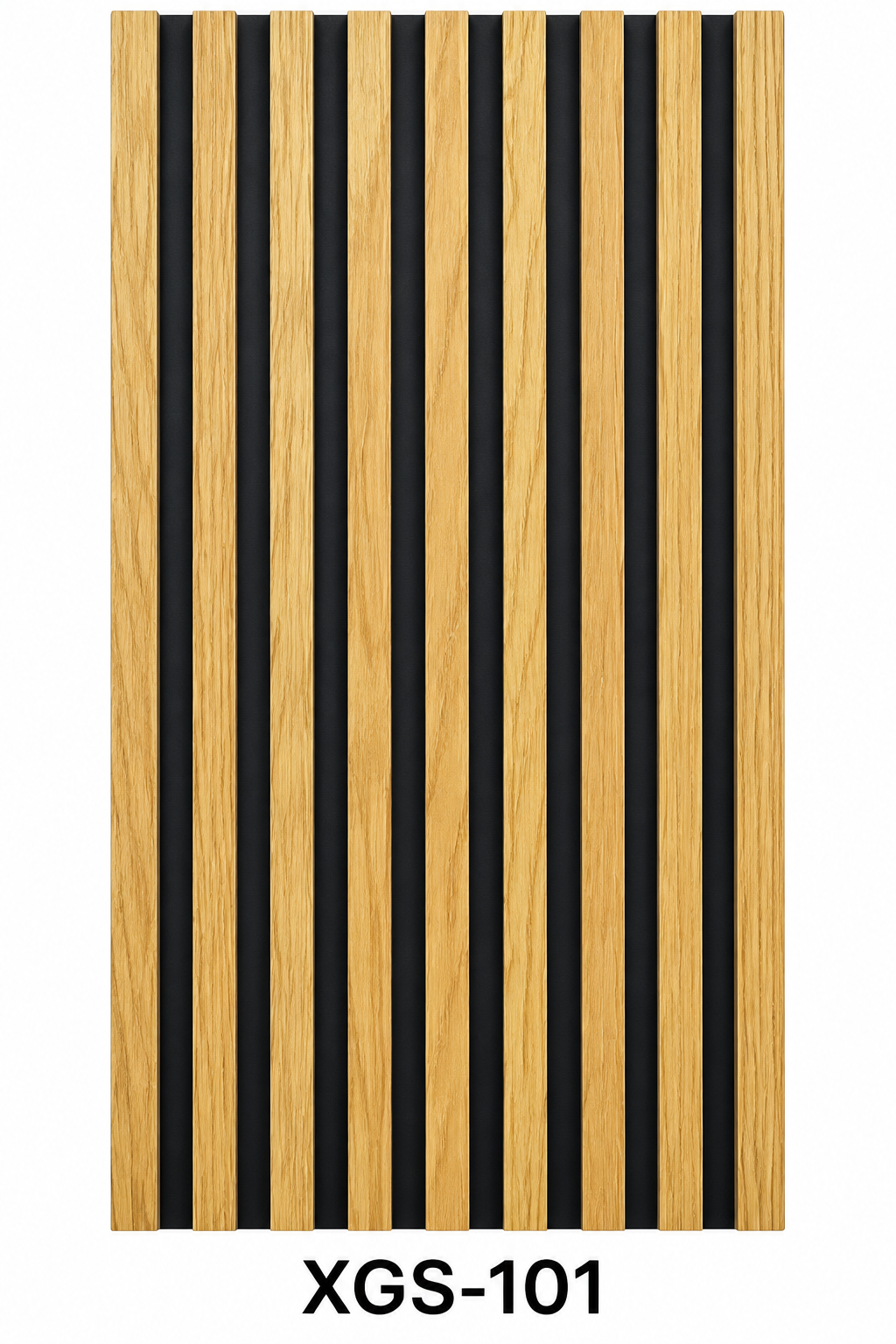 WALL PVC PANEL SLAT 6X114 INCHES = 6 INCHES X 9.5 FEET INTERIOR USE MODEL XGS-101