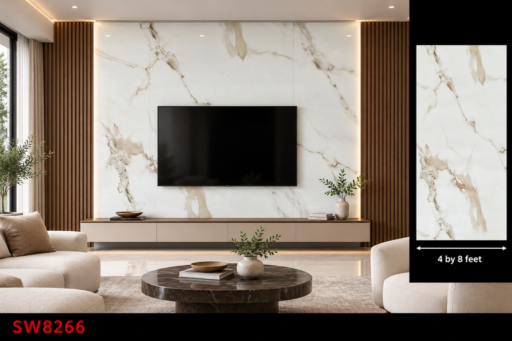 MARBLE PANEL PVC 4X8 FEET SW8266