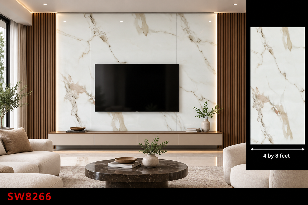 MARBLE PANEL PVC 4X8 FEET SW8266