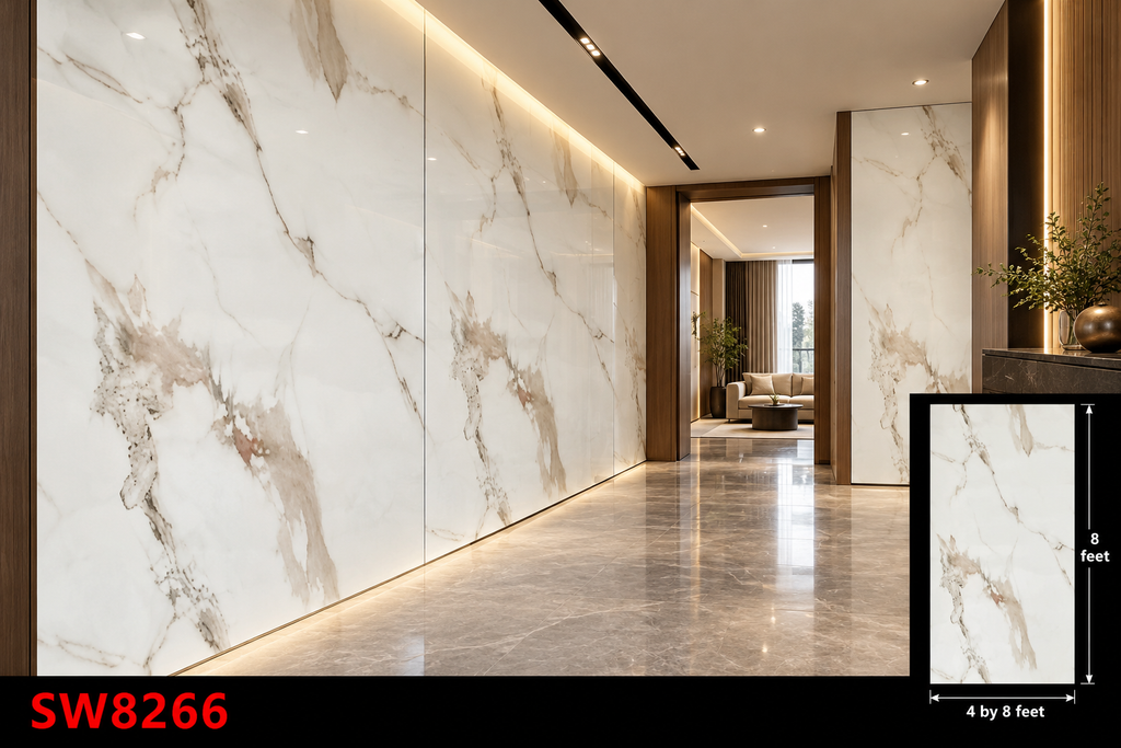 MARBLE PANEL PVC 4X8 FEET SW8266
