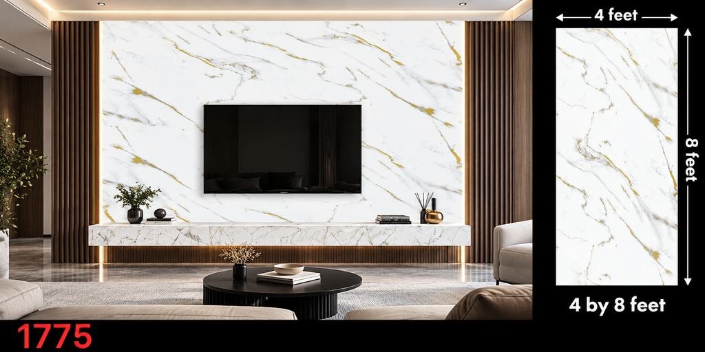 MARBLE PANEL PVC 4X8 FEET 1775