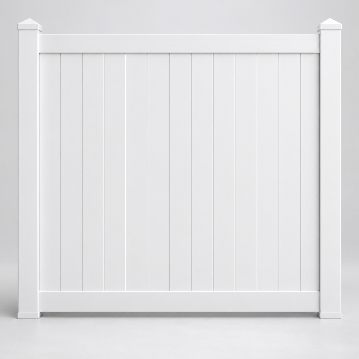 White Pvc Fence Panel 6x6 feet