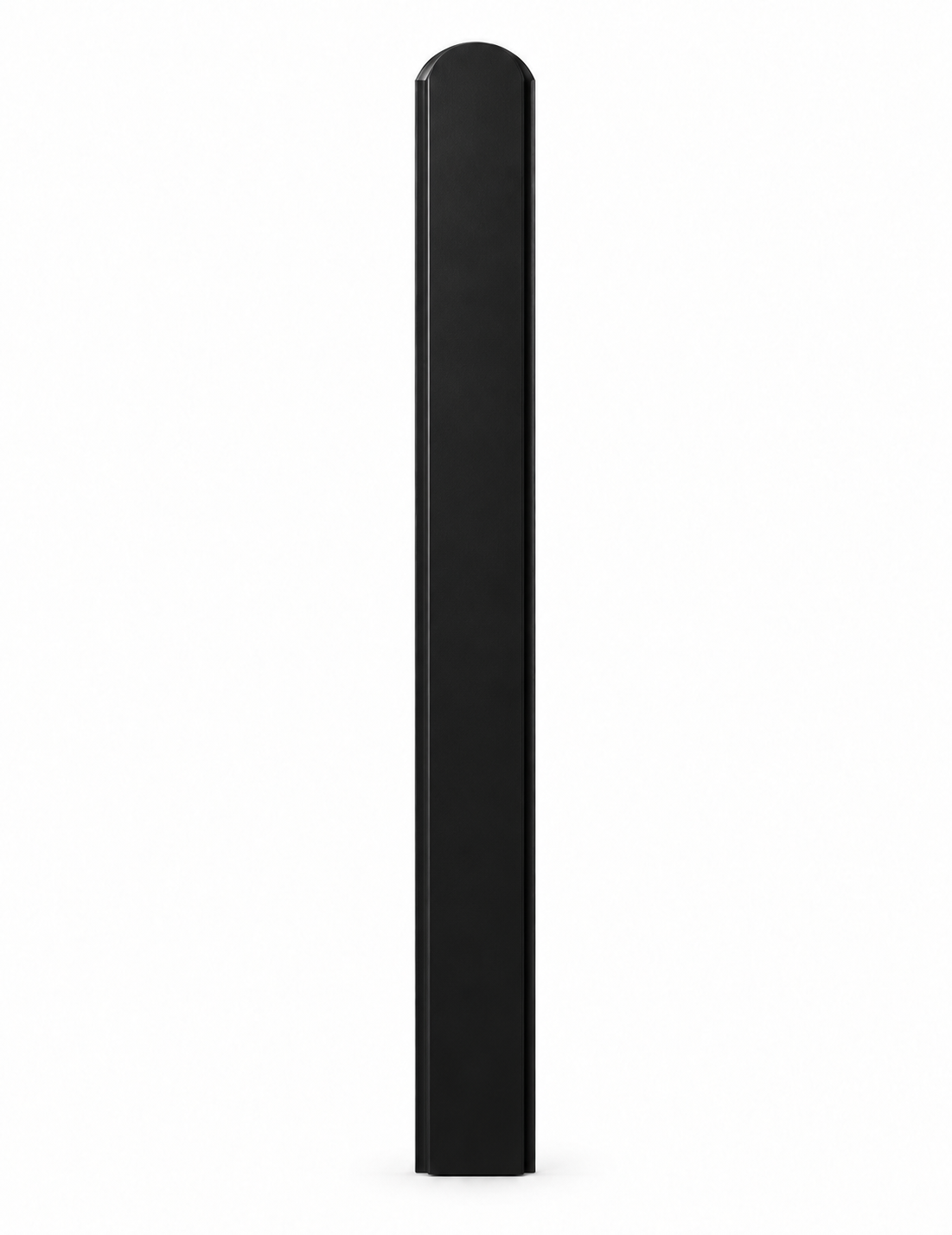 Metal Fence panel 6 inch x 6 feet Black Color