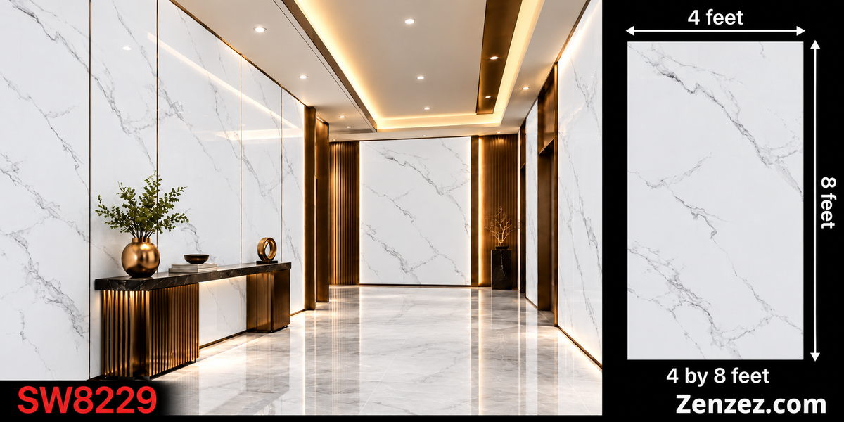 MARBLE PANEL PVC 4X8 FEET SW8229