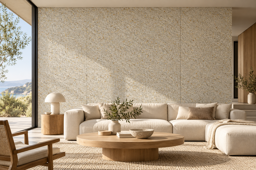 Z-ZJMMM138 Flexible Stone 11.44 inch x 118.11 inch  = 3.93 feet x 9.84 feet = 38.67 square feet per panel