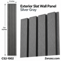 WALL PVC PANEL SLAT (SIDING) 6X114 INCHES = 6 INCHES X 9.5 FEET EXTERIOR USE MODEL CS2-1002