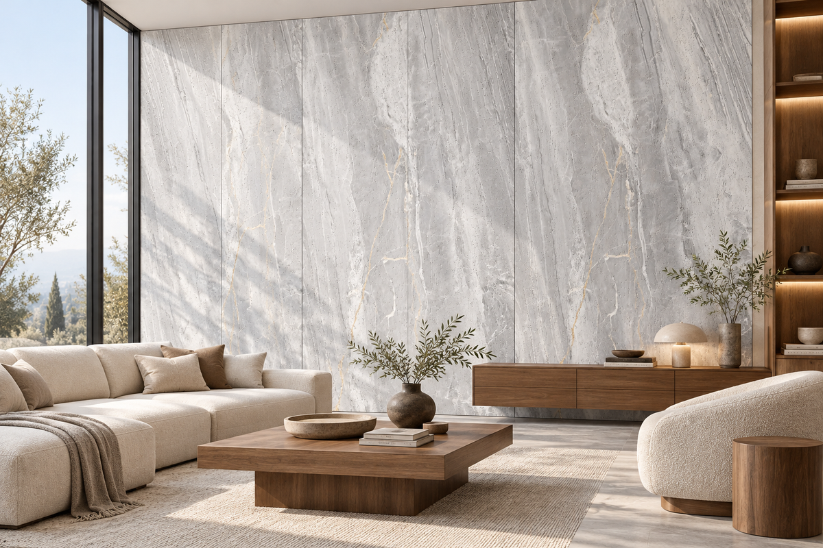 Z-MHDDS078 Flexible Stone 11.44 inch x 118.11 inch &nbsp;= 3.93 feet x 9.84 feet = 38.67 square feet per panel